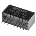 Recom DC/DC Converter 15V -15V 67mA Input 4.5-9V 2W SIP Through Hole RS-0515D