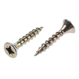 ULTI-MATE Pozisquare Countersunk Steel Wood Screw Passivated Zinc Plated Metric Thread 25 mm Length ULT/050