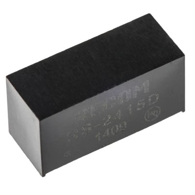 Recom DC/DC Converter Double Output 15V -15V ±67mA 18-36V Input 2W Through Hole SIP Package RS-2415D