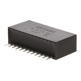 Recom DC/DC Converter, 5V DC 1A Output, 24V DC Input, Through Hole SIP Package R-615.0P