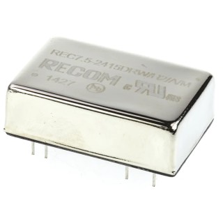 Recom DC/DC Converter Through Hole DIP Package ±15 V 250 mA Output, 18-36 V Input, 7.5 W Power REC7.5-2415DRW/H2/A/M