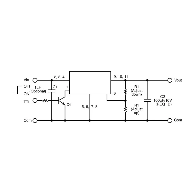 Recom DC/DC Converter Through Hole 9V DC Output 2A 24V DC Input 11V Min Temp -40°C Max Temp 85°C SIP Package R-629.0P