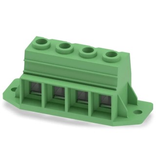 Phoenix Contact MKDSP 25/4-15.00 F Series Straight PCB Terminal Block 4 Contacts 15 mm Pitch 320V 20A 1 Row 1932517