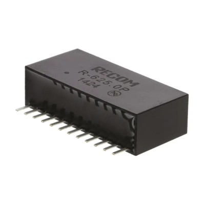Recom DC/DC Converter 5V DC, 2A Output, 24V DC Input, 1.8–9V Adjustable Output, 18W Power, Through Hole SIP Package R-625.0P