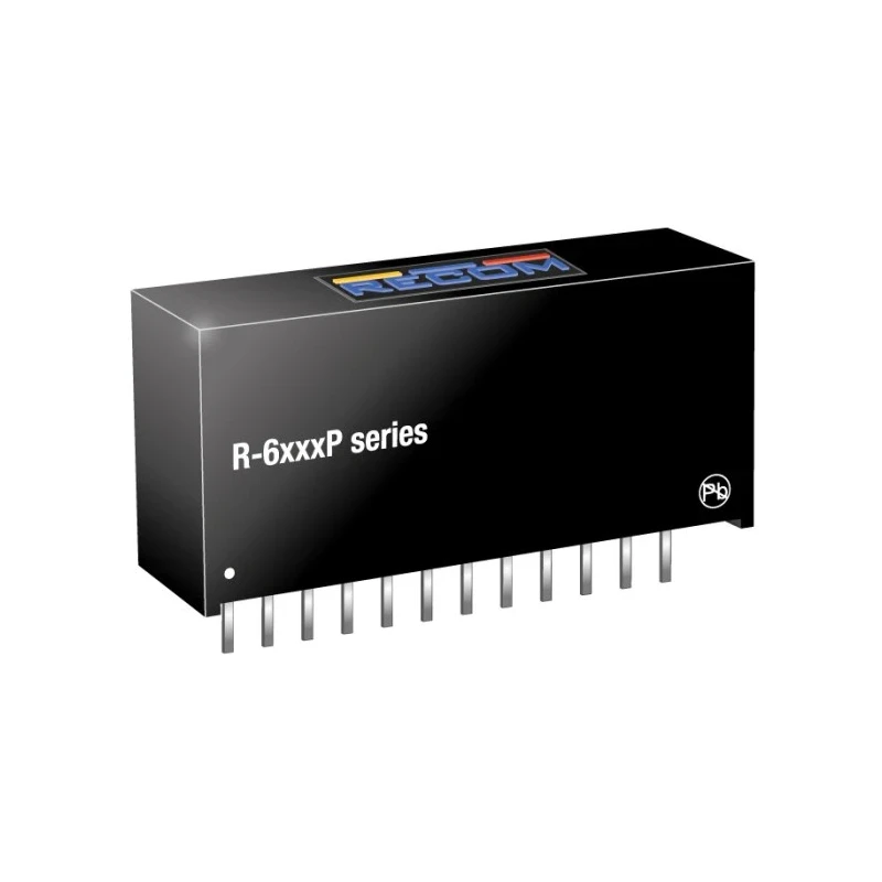 Recom DC/DC Converter 5V DC, 2A Output, 24V DC Input, 1.8–9V Adjustable Output, 18W Power, Through Hole SIP Package R-625.0P