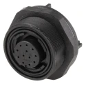 Bulgin Circular Connector Panel Mount Socket Female 12 Contacts 5A 50V IP68 Standard Buccaneer Series PX0707/S/12