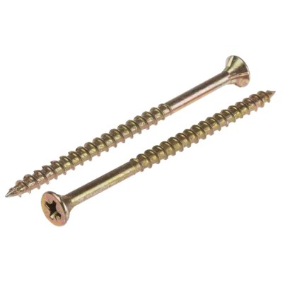 ULTI-MATE Pozisquare Countersunk Steel Wood Screw M4 Thread 70 mm Length Passivated Zinc Plated ULT/080