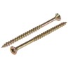 ULTI-MATE Pozisquare Countersunk Steel Wood Screw M4 Thread 70 mm Length Passivated Zinc Plated ULT/080