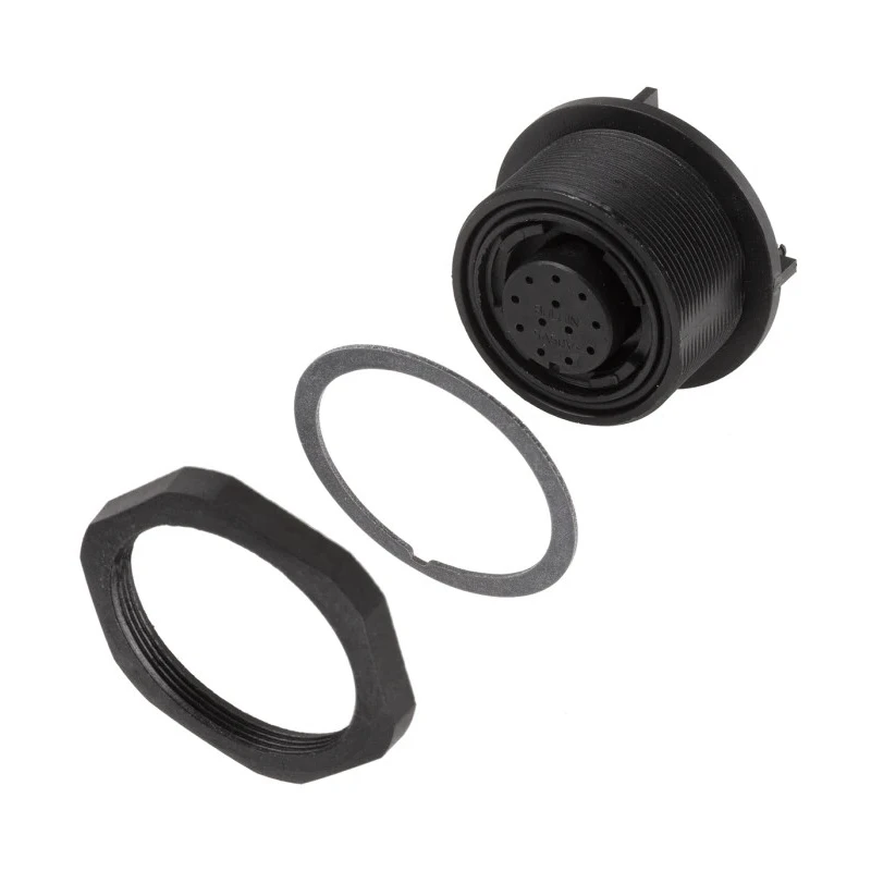 Bulgin Circular Connector Panel Mount Socket Female 12 Contacts 5A 50V IP68 Standard Buccaneer Series PX0707/S/12