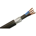Prysmian BS6724 Afumex 4 Core Power Cable, Black 10mm², 1kV, 90°C, 50 m Length, PEX Jacket BS6724