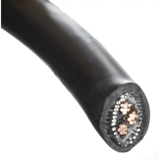 Prysmian BS6724 Afumex 3 Core Power Cable Black 6mm² 1kV 90°C 50m PEX LSZH BS6724