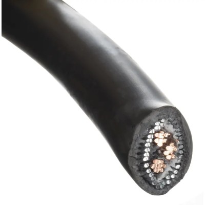 Prysmian BS6724 Afumex 3 Core Power Cable Black 6mm² 1kV 90°C 50m PEX LSZH BS6724