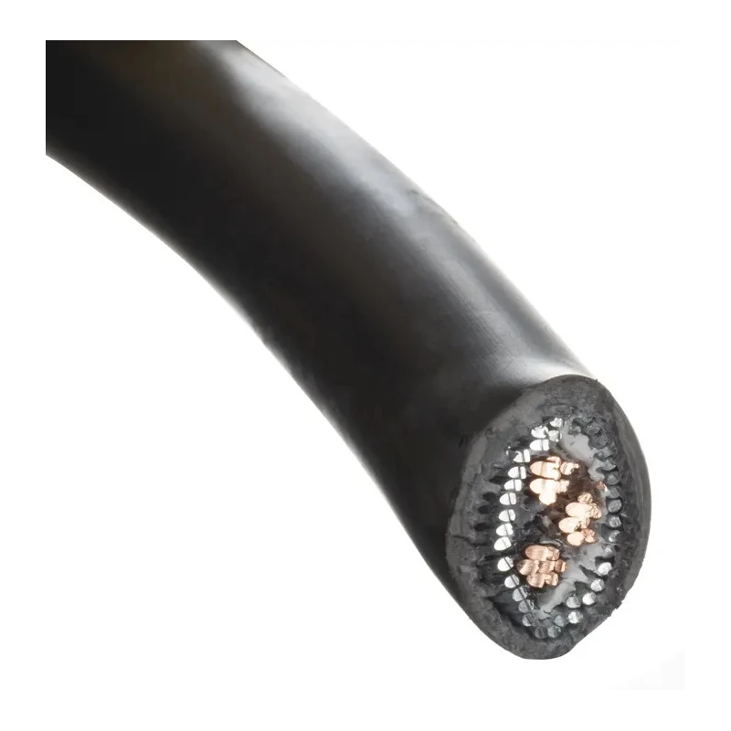 Prysmian BS6724 Afumex 3 Core Power Cable Black 6mm² 1kV 90°C 50m PEX LSZH BS6724
