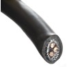 Prysmian BS6724 Afumex 3 Core Power Cable Black 6mm² 1kV 90°C 50m PEX LSZH BS6724