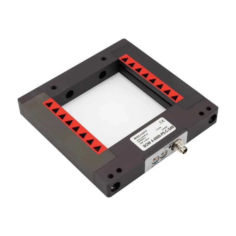 BALLUFF Through Beam Photoelectric Sensor Block Style 80 mm Detection Range PNP Output IP65 Rated BOWA 0808-PS-C-S49
