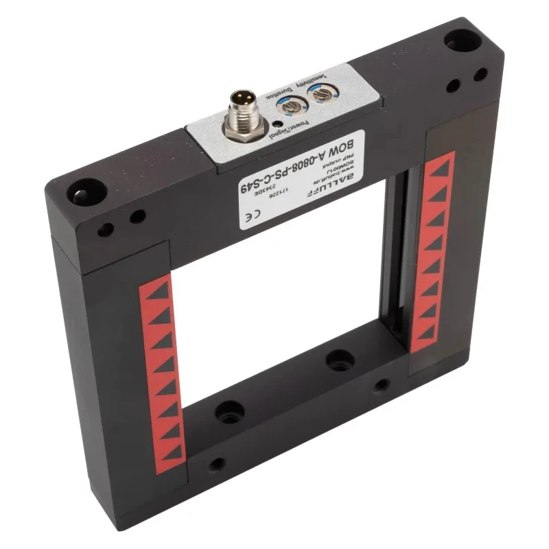 BALLUFF Through Beam Photoelectric Sensor Block Style 80 mm Detection Range PNP Output IP65 Rated BOWA 0808-PS-C-S49