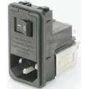 Schaffner Panel Mount IEC Filter 250V AC 2A Male 2 Pole Solder FN389-2-21