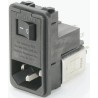 Schaffner Panel Mount IEC Filter 250V AC 2A Male 2 Pole Solder FN389-2-21