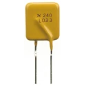 Littelfuse Resettable Fuse Radial Lead 0.33A Hold Current 4.5A Rating 240V dc LVR033K