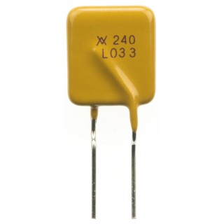 Littelfuse Resettable Fuse Radial Lead 0.33A Hold Current 4.5A Rating 240V dc LVR033K