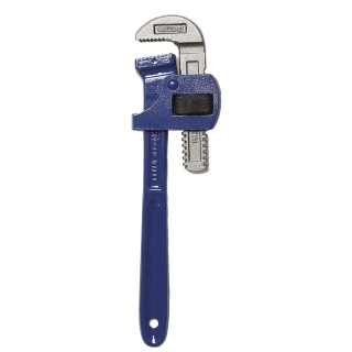 Irwin 38 mm Jaw Capacity Polished Cast Aluminium Pipe Wrench with Metal Handle, 350mm Overall Length T30014