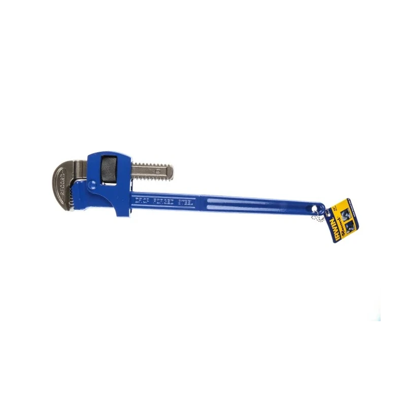 Irwin Pipe Wrench, 51 mm Jaw Capacity, 450 mm Overall Length, Forged Steel Metal Handle T30018