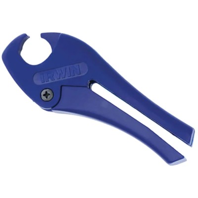 Irwin Plastic Pipe Cutter 26 mm Capacity with One-Handed Ratcheting Operation T850026