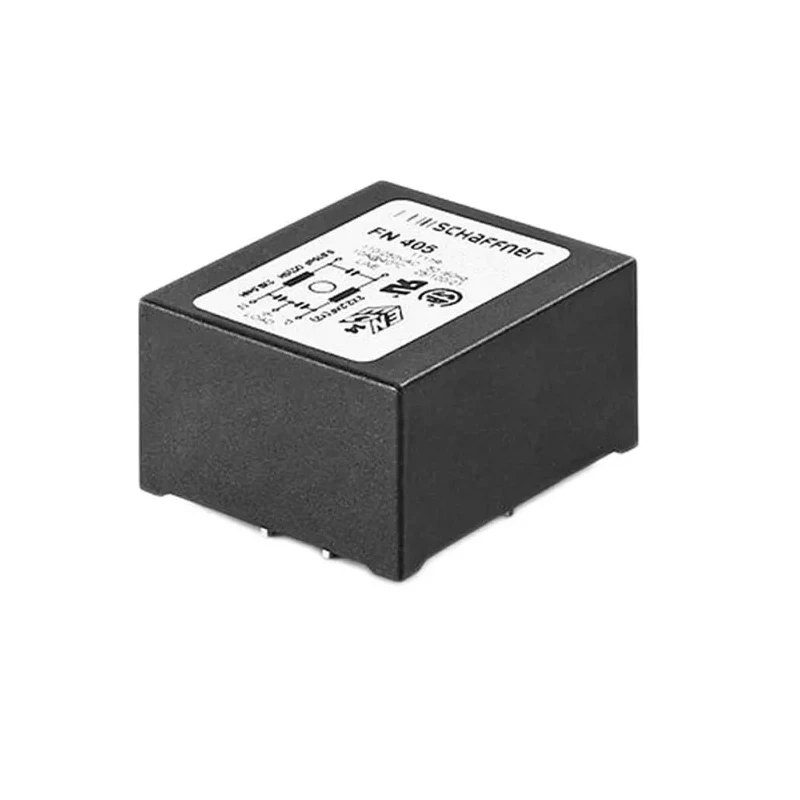 Schaffner Single-Phase PCB EMI Filter 1 A 250V AC 400Hz, Pin Termination FN405