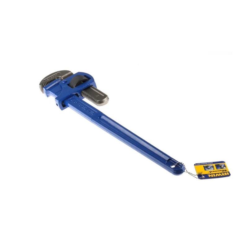 Irwin Pipe Wrench 63 mm Jaw Capacity, 600 mm Overall Length, Metal Handle T30024