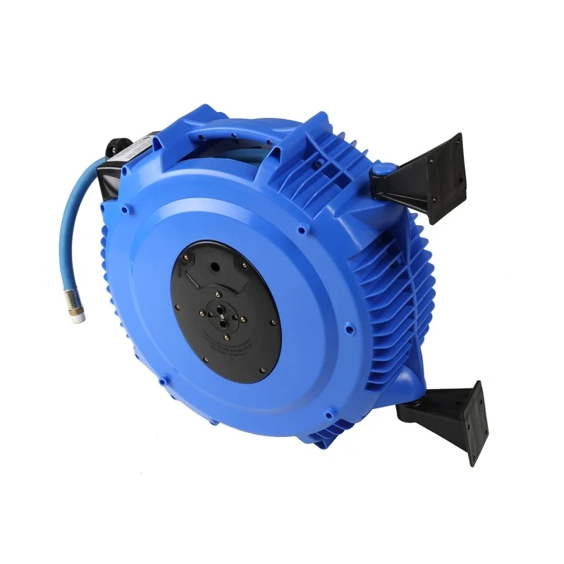 RS PRO Wall Mounted 1/2 in G BSPT 12 mm ID Polypropylene Hose Reel 490 mm Reel Diameter 16 bar Pressure 15 m Length 495-2084