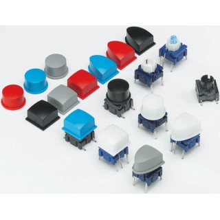 MEC Modular Switch Cap White Polyphenylene Sulphide for Use with 3F Series Right Angle Push Button Switch 1V16