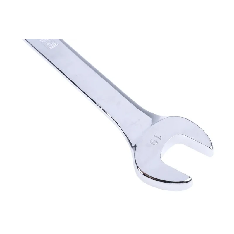 RS PRO Combination Spanner 19 mm, 248mm Overall Length Chrome Vanadium Steel Chrome Finish 495-3532