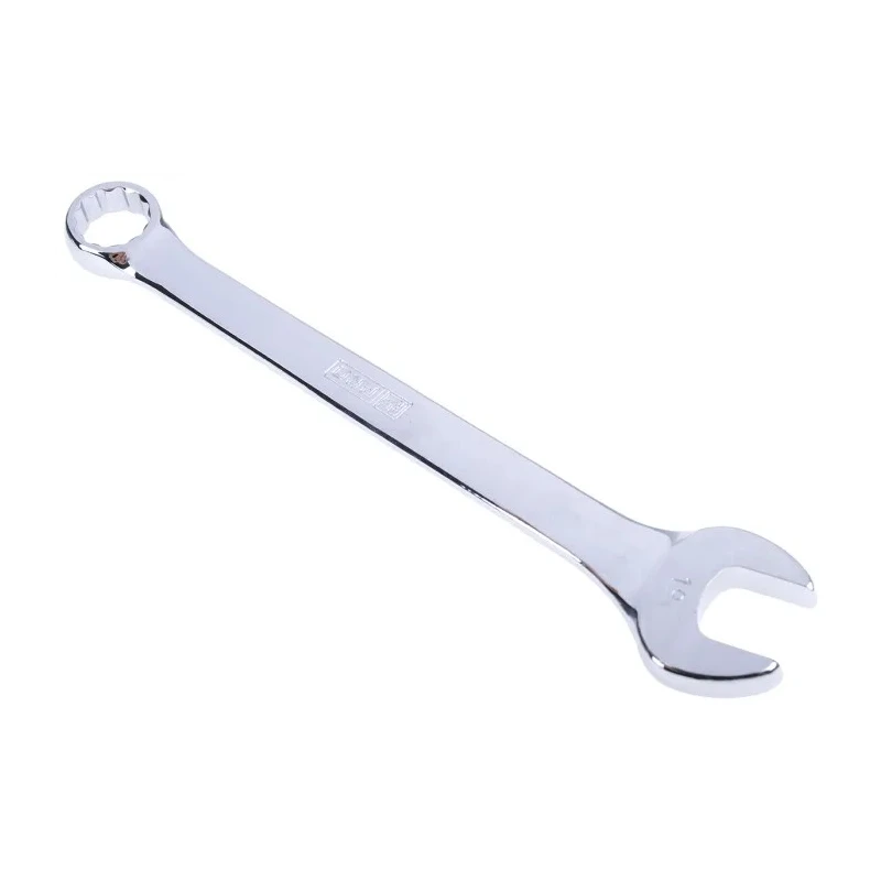 RS PRO Combination Spanner 19 mm, 248mm Overall Length Chrome Vanadium Steel Chrome Finish 495-3532