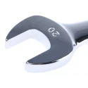 RS PRO Combination Spanner 20 mm, 248mm Overall Chrome Vanadium Steel Chrome Finish 495-3548