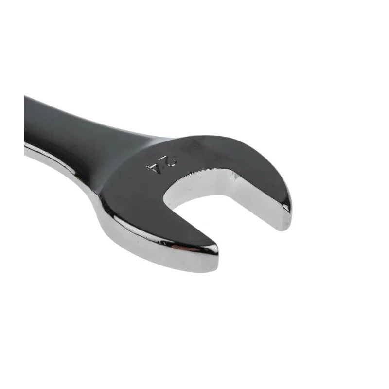 RS PRO Combination Spanner 24 mm, 312mm Overall Chromium Vanadium Steel Chrome Finish 495-3598