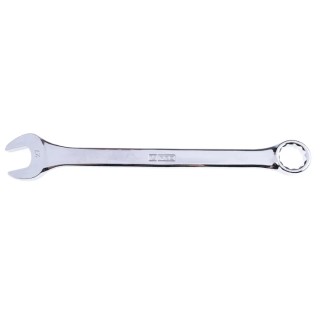 RS PRO Combination Spanner 27 mm, 335mm Overall Length, Chrome Vanadium Steel, Chrome Finish 495-3605