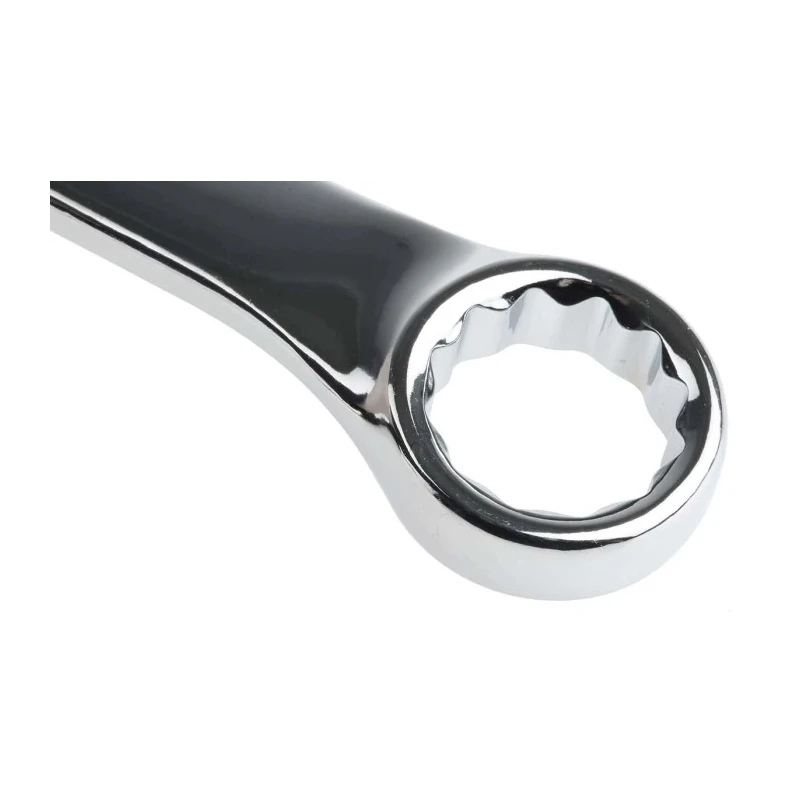 RS PRO Combination Spanner 27 mm, 335mm Overall Length, Chrome Vanadium Steel, Chrome Finish 495-3605