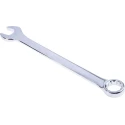 RS PRO Combination Spanner 27 mm, 335mm Overall Length, Chrome Vanadium Steel, Chrome Finish 495-3605