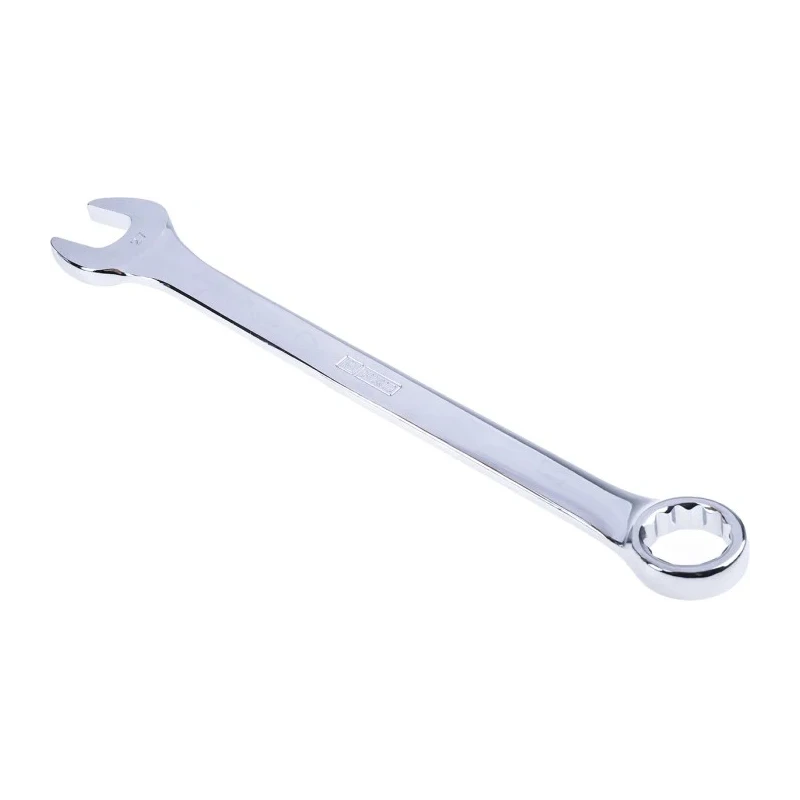 RS PRO Combination Spanner 27 mm, 335mm Overall Length, Chrome Vanadium Steel, Chrome Finish 495-3605