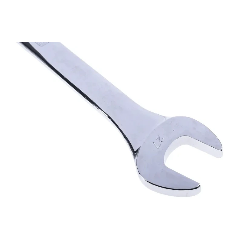 RS PRO Combination Spanner 27 mm, 335mm Overall Length, Chrome Vanadium Steel, Chrome Finish 495-3605