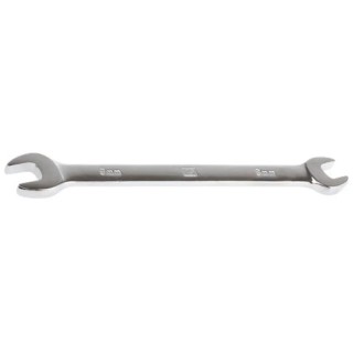 RS PRO Double Ended Open Spanner Metric 8 to 9 mm Chrome Vanadium Steel Chrome Finish 135mm Overall 495-3807