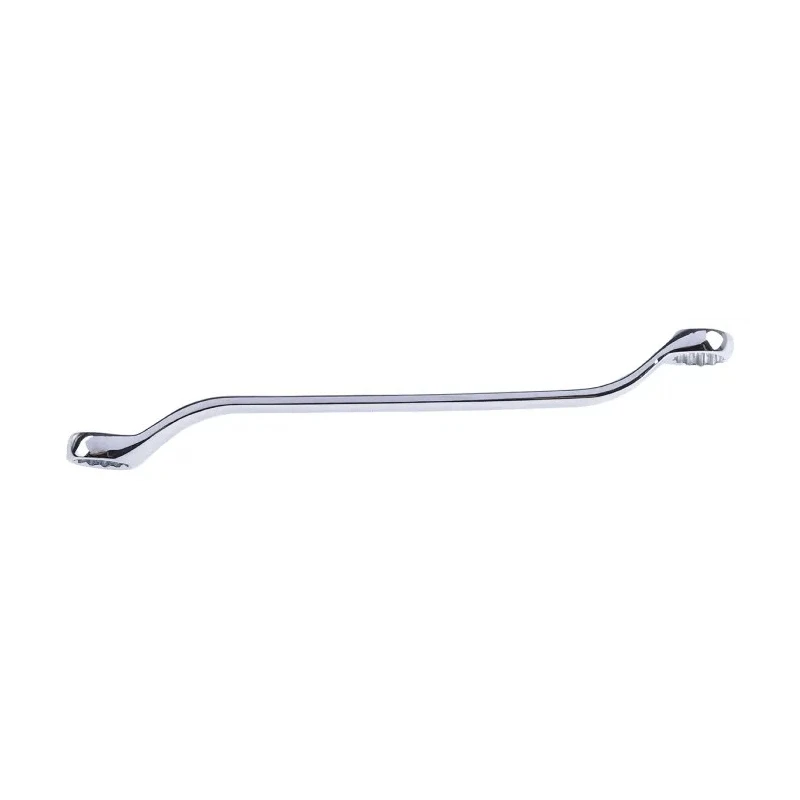 RS PRO Offset Ring Spanner 16 to 17 mm² Chrome Vanadium Steel Chrome Finish 237mm Length 495-3891
