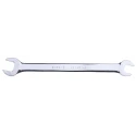 RS PRO Double Ended Open Spanner Metric 8 x 10 mm, Chrome Vanadium Steel, Chrome Finish, 135mm Length 495-3841
