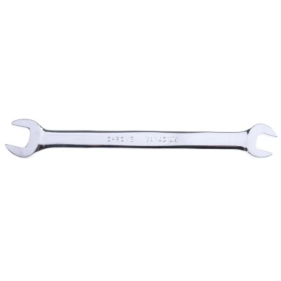 RS PRO Double Ended Open Spanner Metric 8 x 10 mm, Chrome Vanadium Steel, Chrome Finish, 135mm Length 495-3841