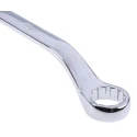 RS PRO Offset Ring Spanner 16 to 17 mm² Chrome Vanadium Steel Chrome Finish 237mm Length 495-3891
