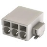 HARTING Har-Flexicon Series PCB Terminal Block 2-Contact 2.54 mm Pitch Through Hole Horizontal White 160V 8.4A 14010213110160