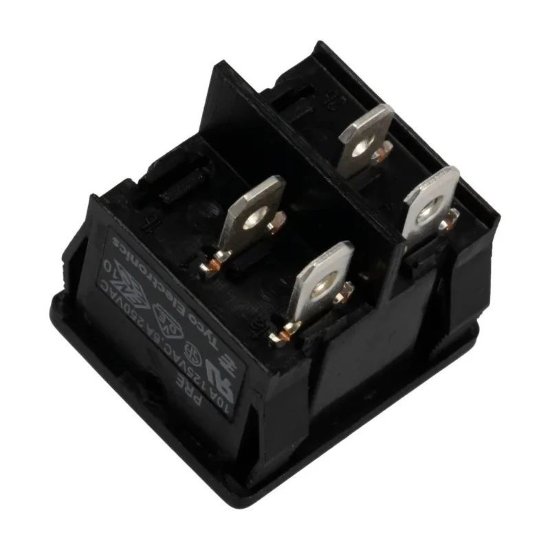 TE Connectivity Illuminated DPST On-Off On-Off Rocker Switch Panel 10A 24V dc Green Actuator 1634200-9