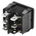 TE Connectivity DPDT Rocker Switch Panel On-Off-On On-Off-(On) 10A 125Vac 6A 250Vac Gemini A Series 2-1634200-2