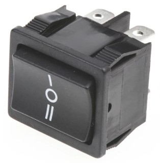 TE Connectivity Gemini A Series DPDT Rocker Switch Panel 10A 125VAC 6A 250VAC On-Off-On (On)-Off-(On) 2-1634200-6