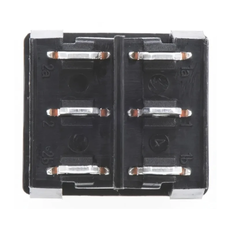 TE Connectivity Gemini A Series DPDT Rocker Switch Panel 10A 125VAC 6A 250VAC On-Off-On (On)-Off-(On) 2-1634200-6